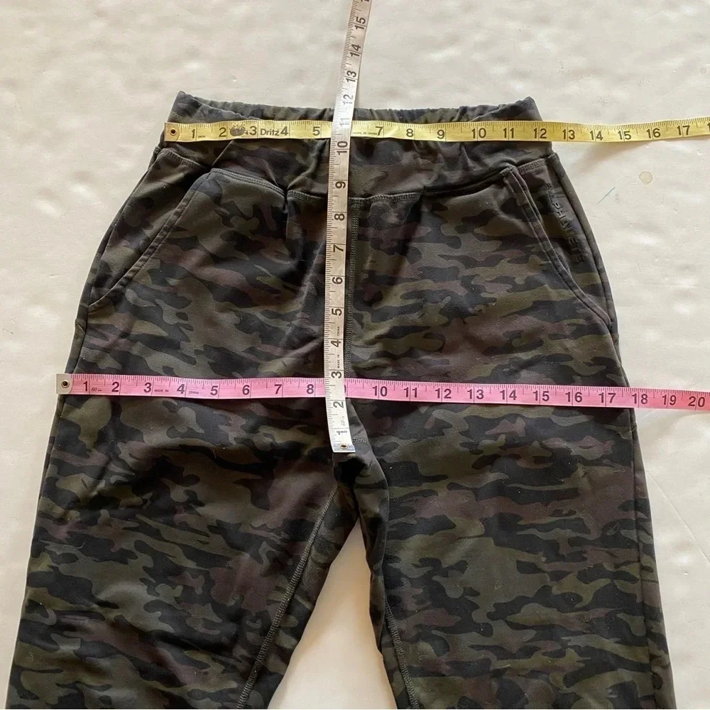 Alphalete Camo Jogger Pants Womens XS Small High Rise Green Camouflage Athletic